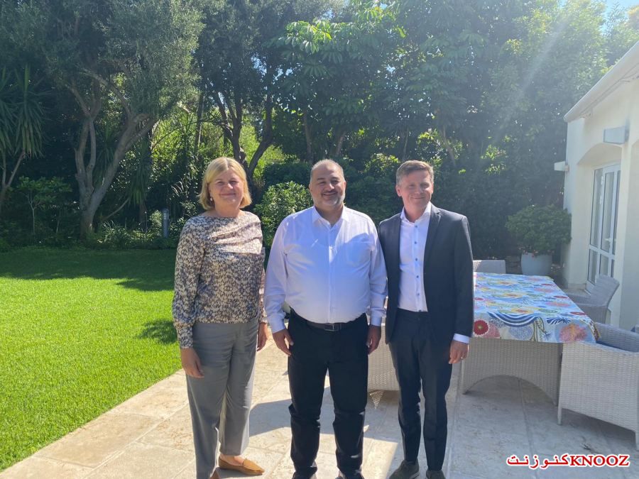 رئيس الموحدة منصور عباس يجتمع مع سفير السويد وسفيرة الدنمارك